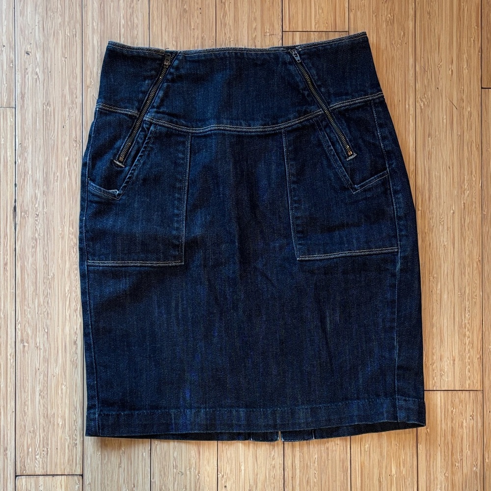 Citizens Of Humanity Dark Blue Pencil Skirt